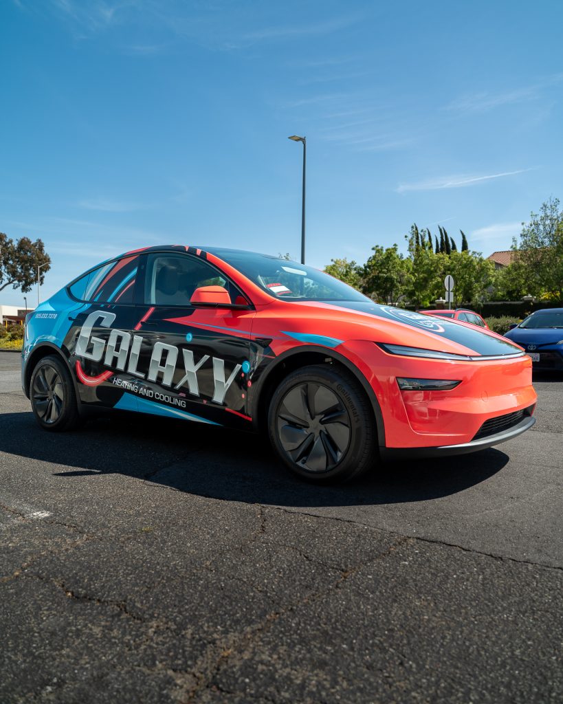 Professional vehicle wrap installation