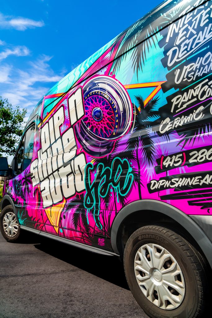 Van wrap Bay Area service business